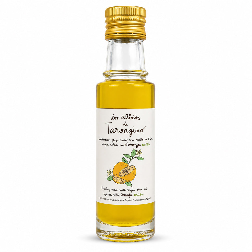 Natives Olivenöl Extra mit Orange – Tarongino Orangenöl aus Spanien (100 ml)