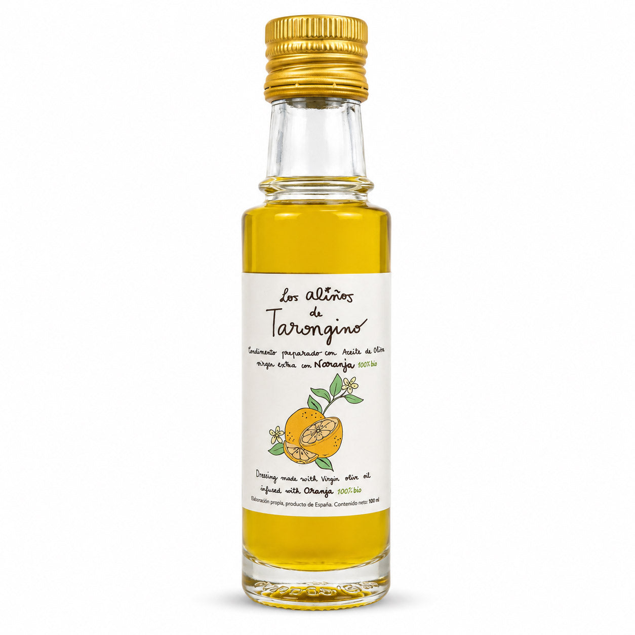 Natives Olivenöl Extra mit Orange – Tarongino Orangenöl aus Spanien (100 ml)