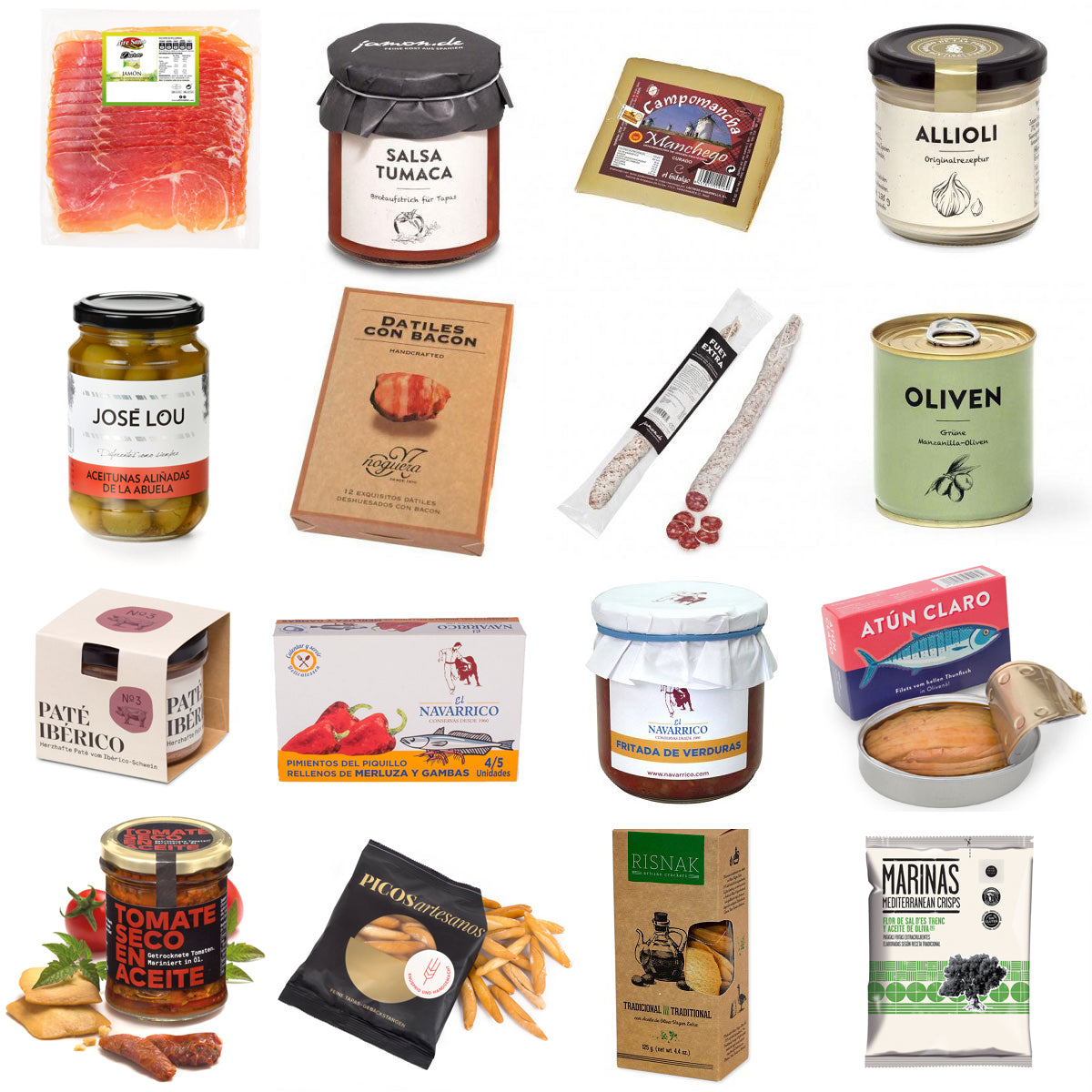 TAPAS ALL-IN-PAKET - Tapas-Klassiker aus Spanien für 8 Personen