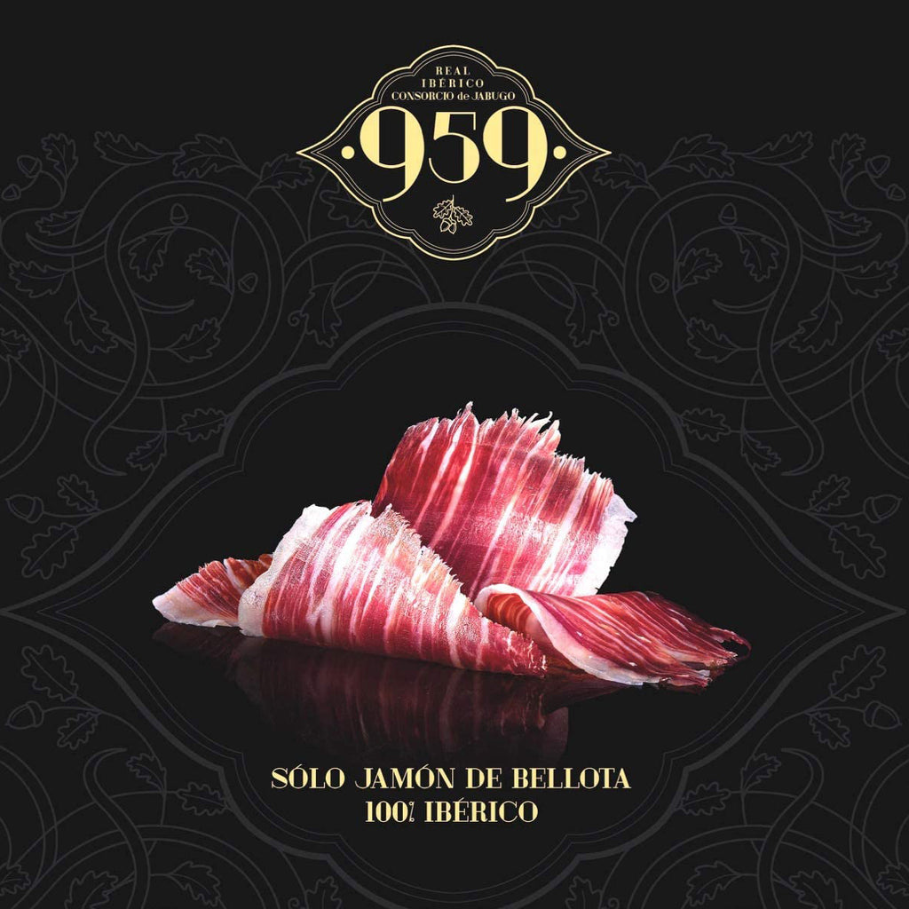 Pata Negra Schinken | Jamón Bellota 100% Ibérico | 80g per Hand geschnitten