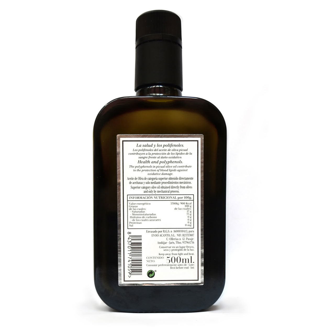 Acanto Botanikal Picual 100% Natives Olivenöl Extra 500ml