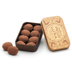 Pralinen-Box mit Amatllons | Schokoladenpralinen aus Marcona-Mandeln 35g