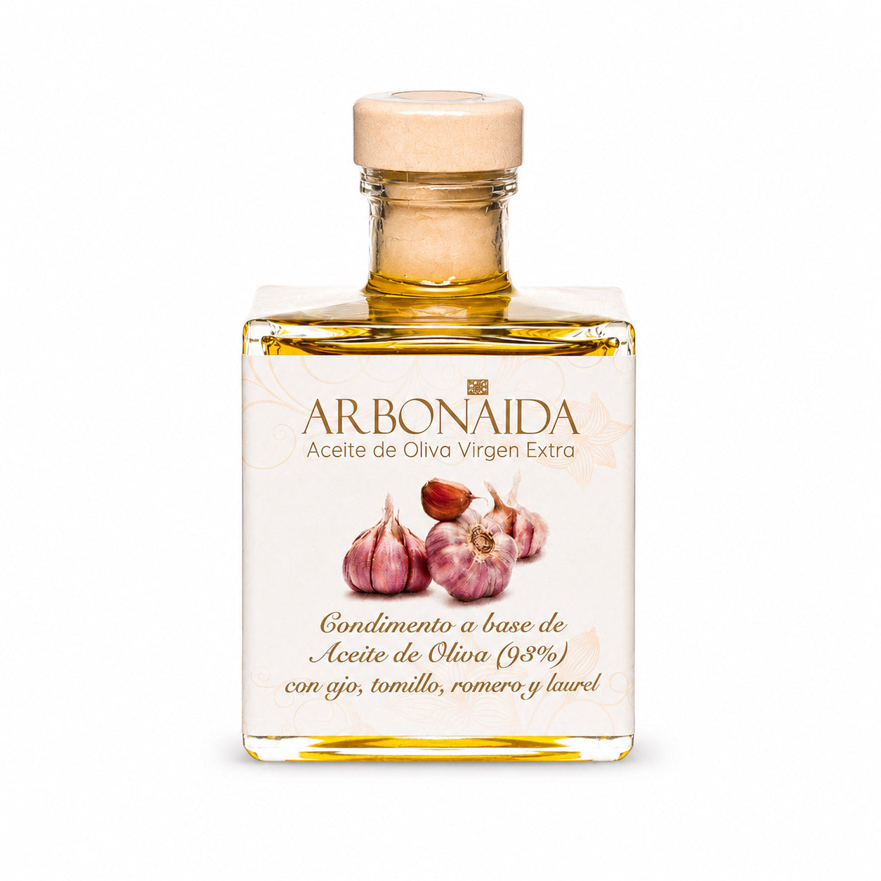 Arbonaida Mikado Esencia – Olivenöl mit Knoblauch & Rosmarin | 100 ml | Spanien