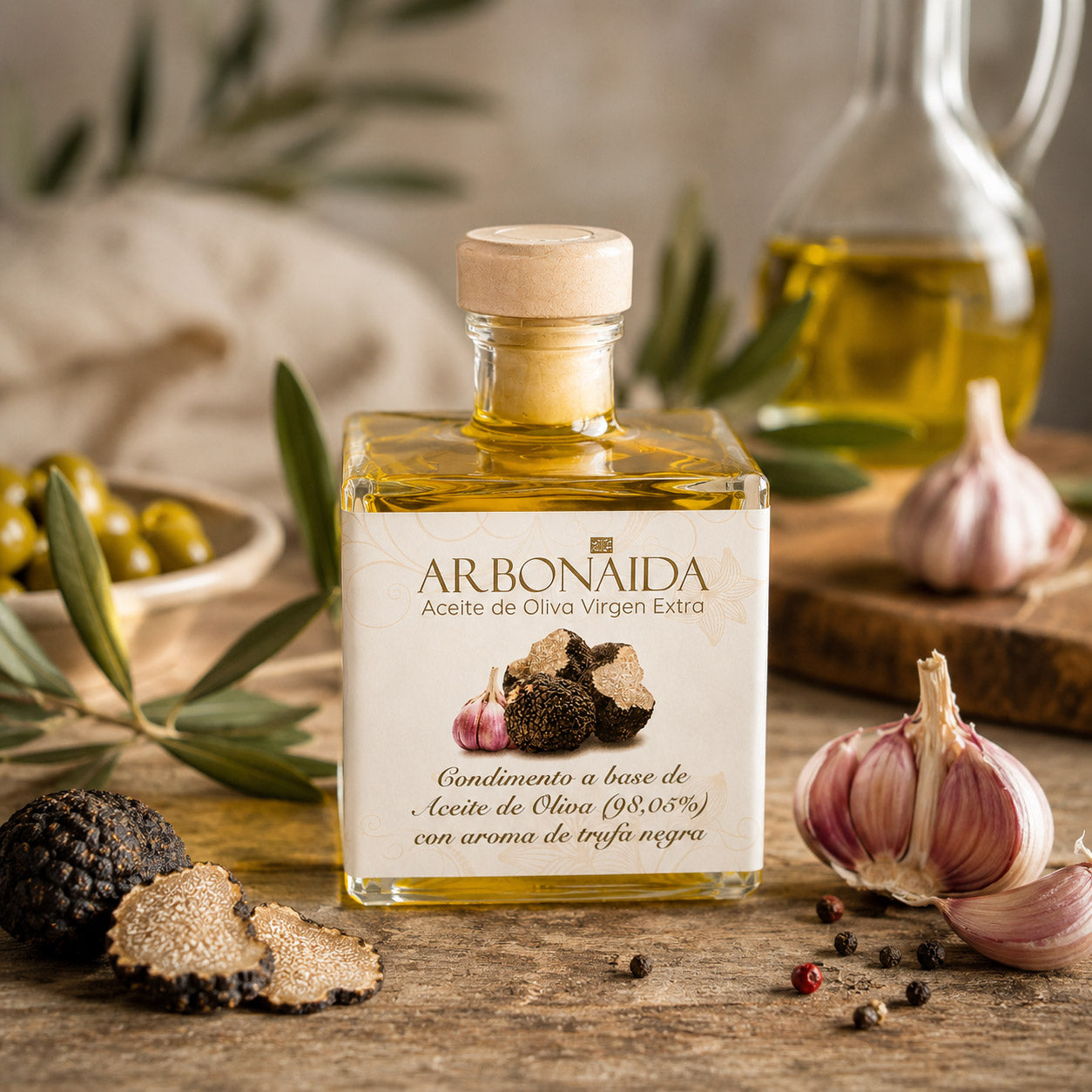 Arbonaida Mikado Esencia – Trüffelöl mit schwarzem Trüffel | 100 ml | Spanien