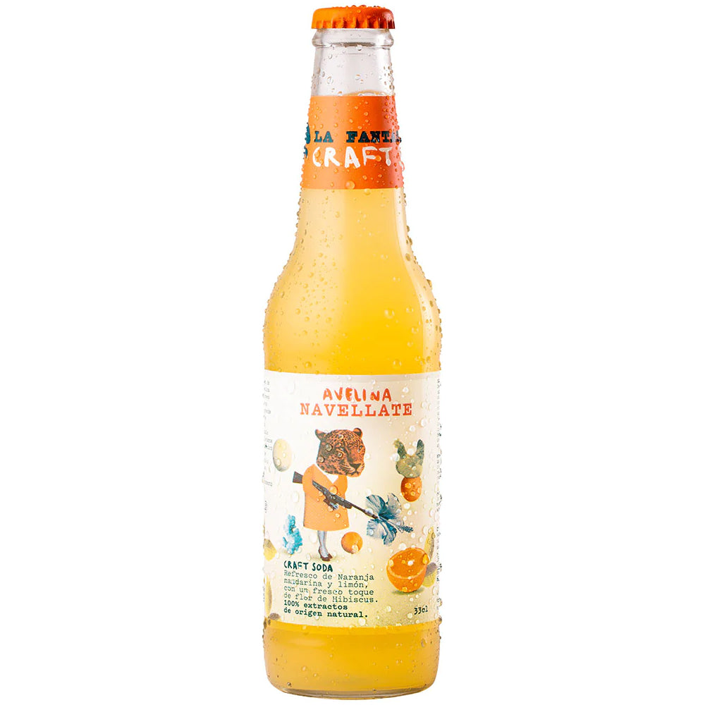 Avelina Navellate - Craft Soda - Orangen-Limonade mit Zitrone und Mandarine