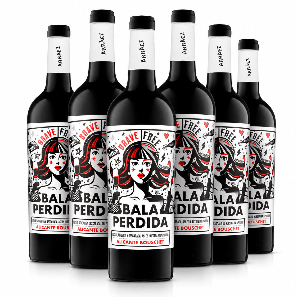 BALA PERDIDA Vino Tinto (6 Flaschen)