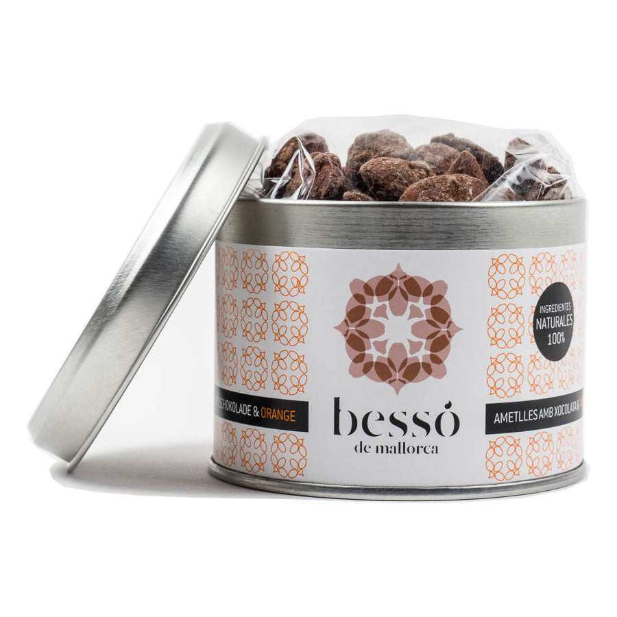 Bessó de Mallorca CHOCOLATE & NARANJA - Mandeln mit Schokolade & Orangen 120g