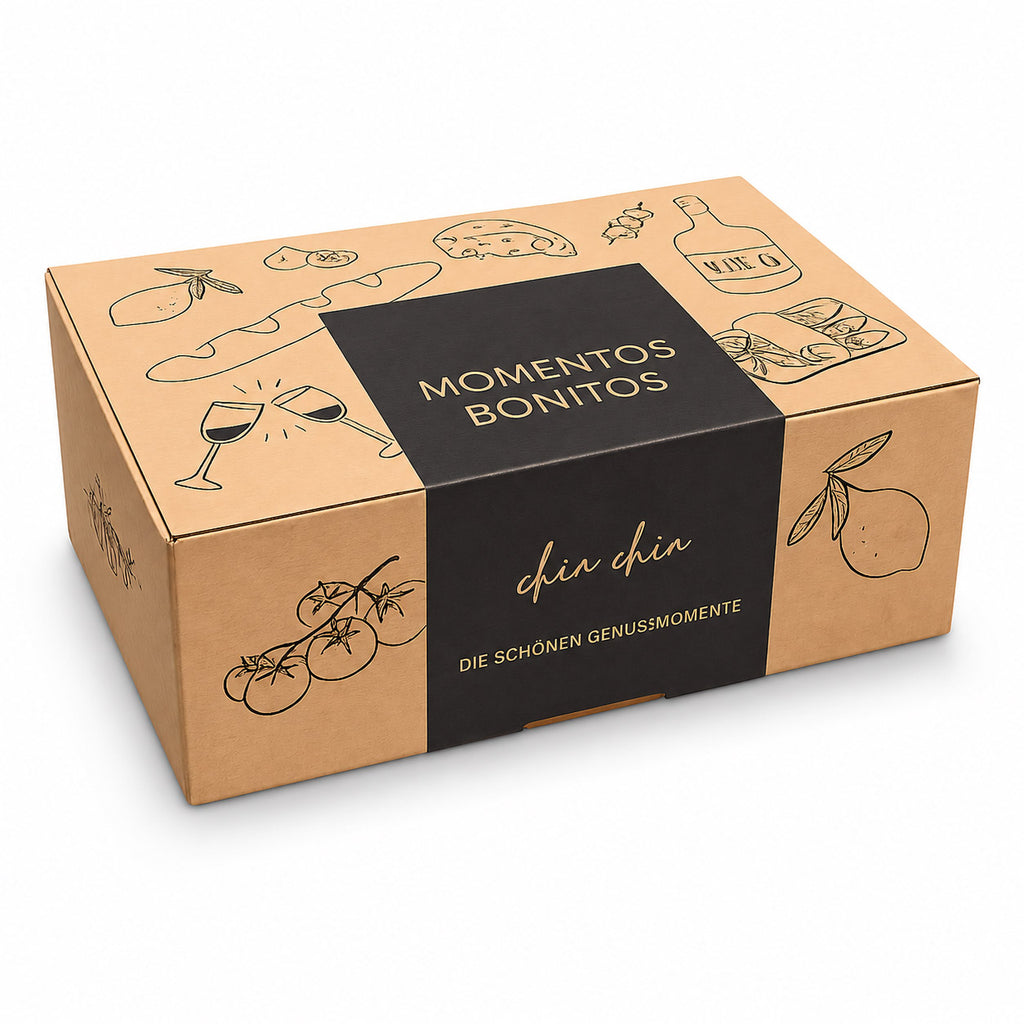 LA MEDITERRÁNEA – Geschenkbox mit Olivenöl, Kräutersalz & Pasta | 4-teilig | Spanien