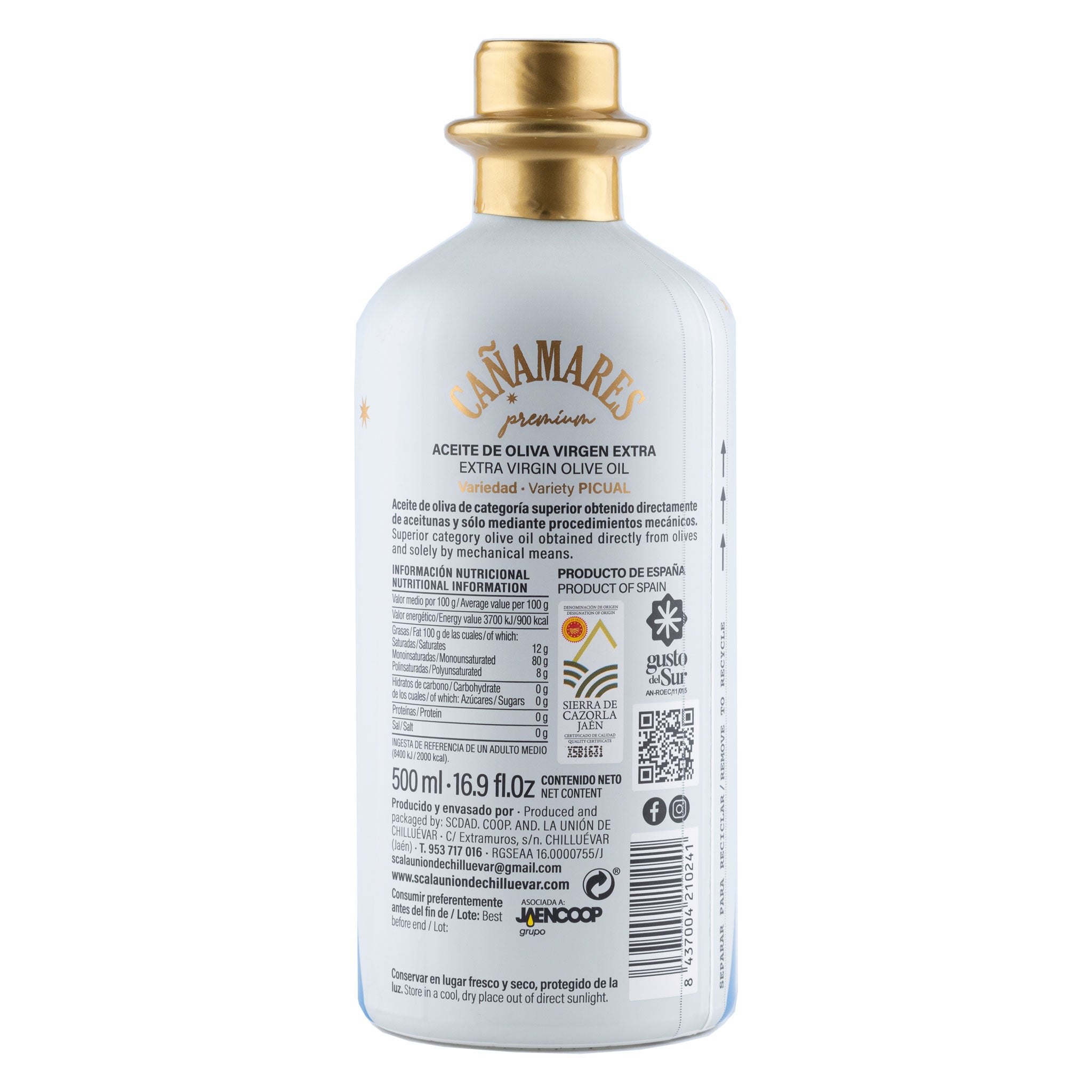 Natives Olivenöl Extra Cañamares Premium La Buena Moza 500ml