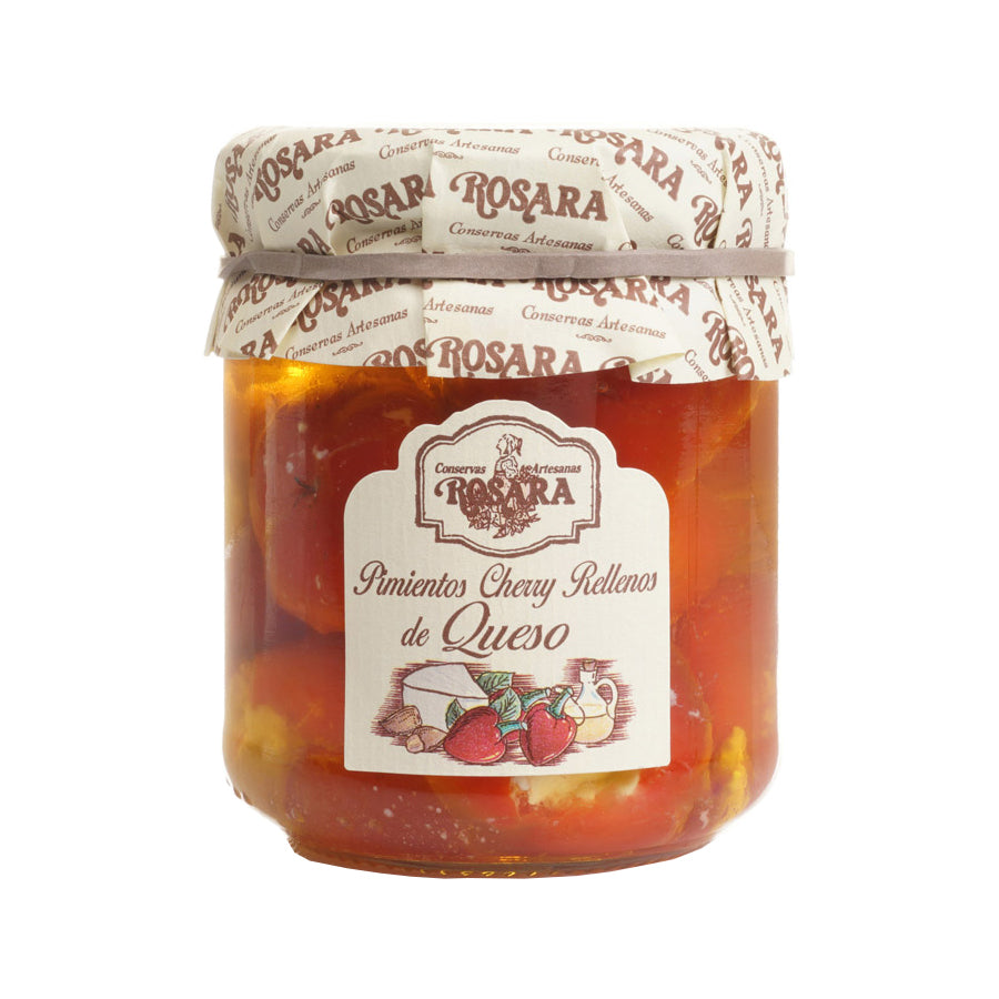 Pimiento cherry Queso - Mini-Paprika gefüllt mit Käse und Mandeln