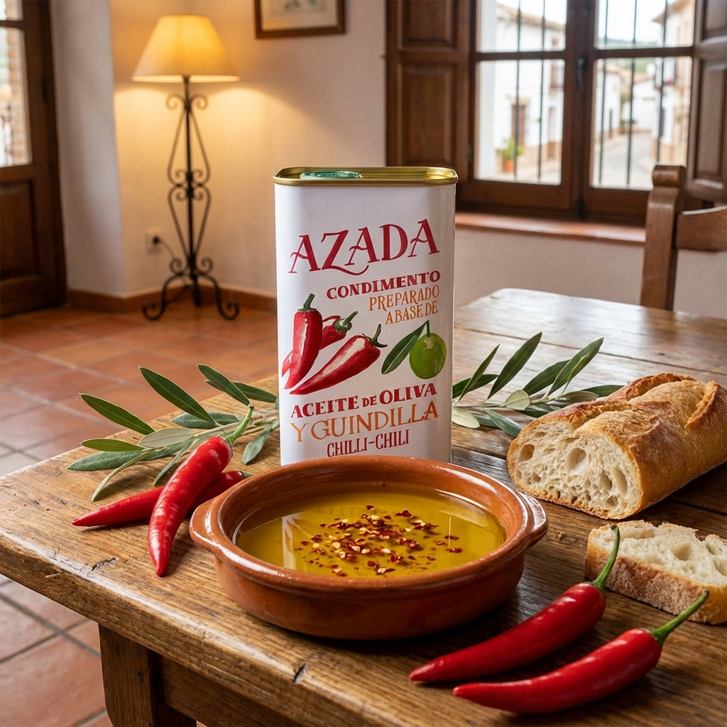 Natives Olivenöl Extra CHILI - mit frischen Chillis aromatisiert 225ml
