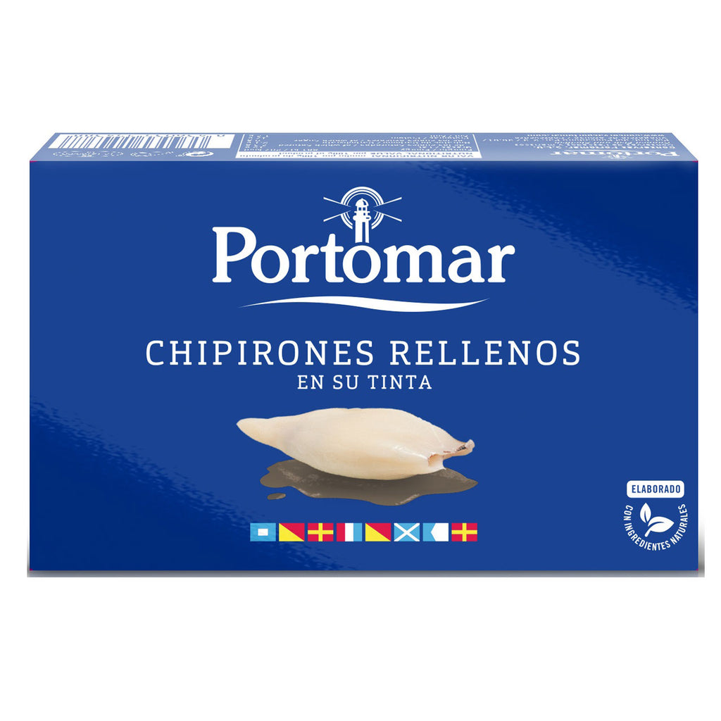 Chipirones en su tinta – Kleine Tintenfische in Tinten-Sauce