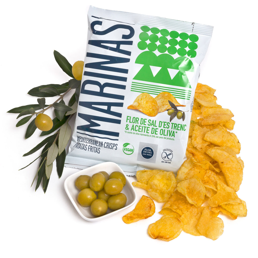 Patatas Fritas MARINAS - Kartoffelchips mit Olivenöl und Flor de Sal 47g