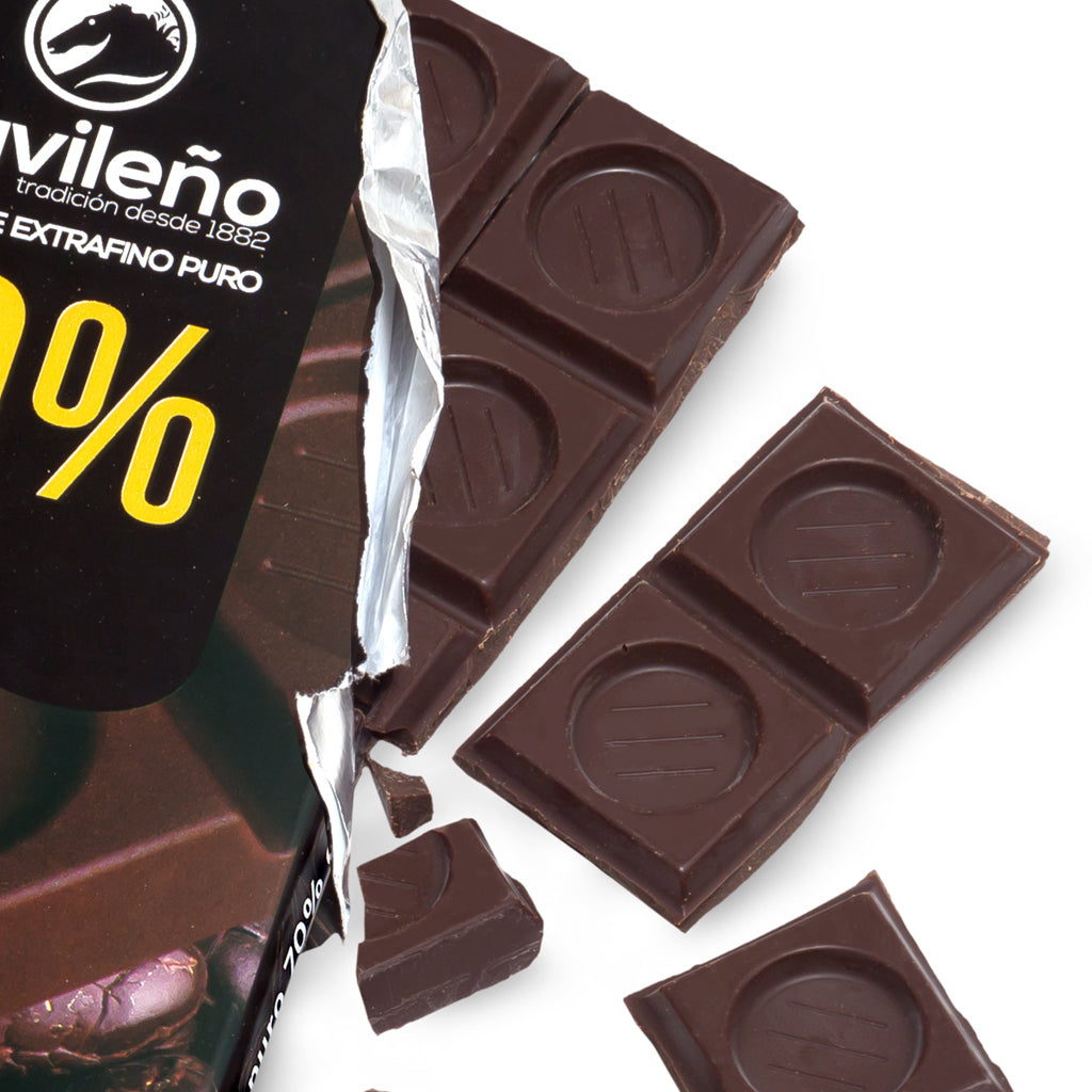 Chocolate Negro - Dunkle Schokolade 72% Kakao - 100g Tafel