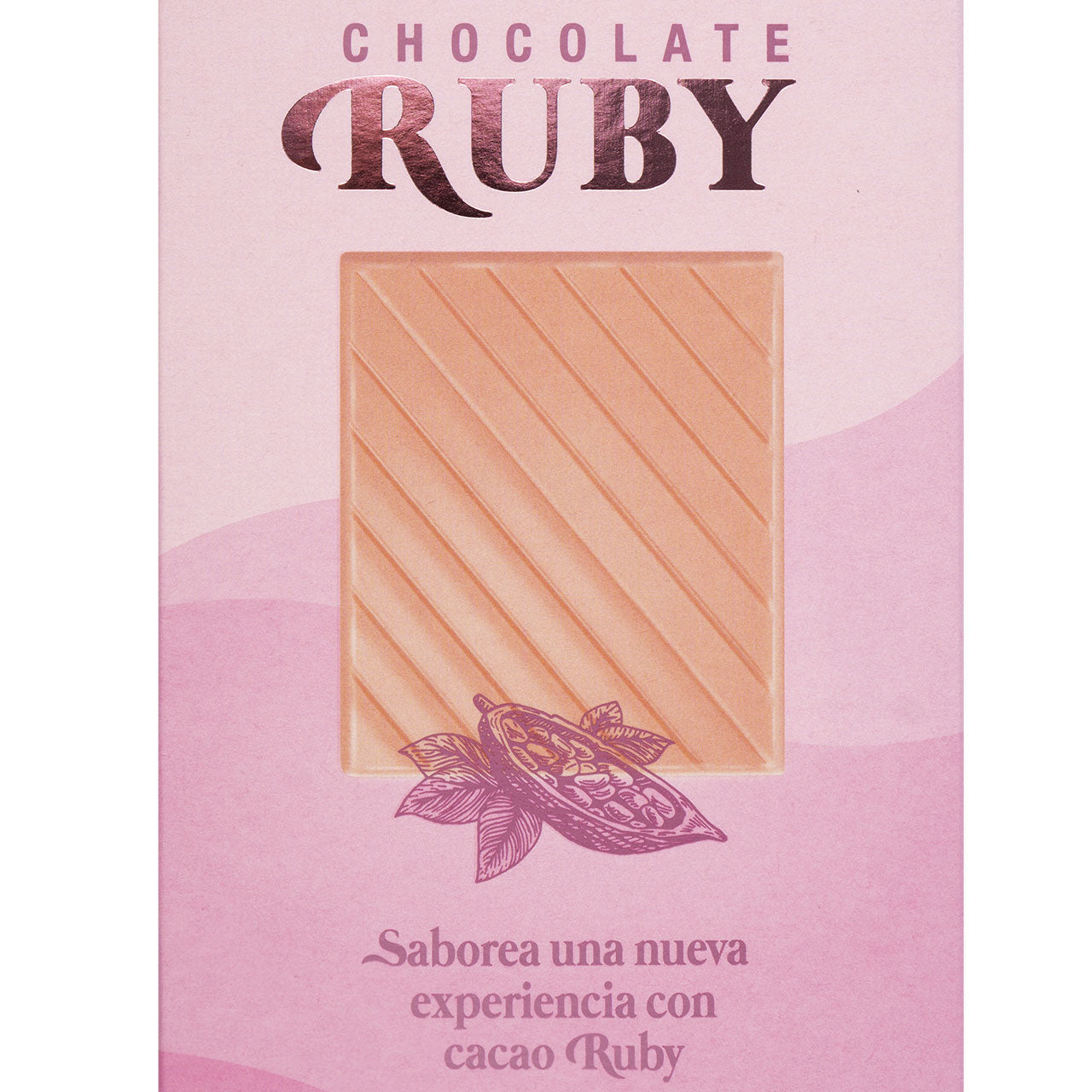 Chocolate Ruby - Rosa Schokolade Clavileño Tafel 100g
