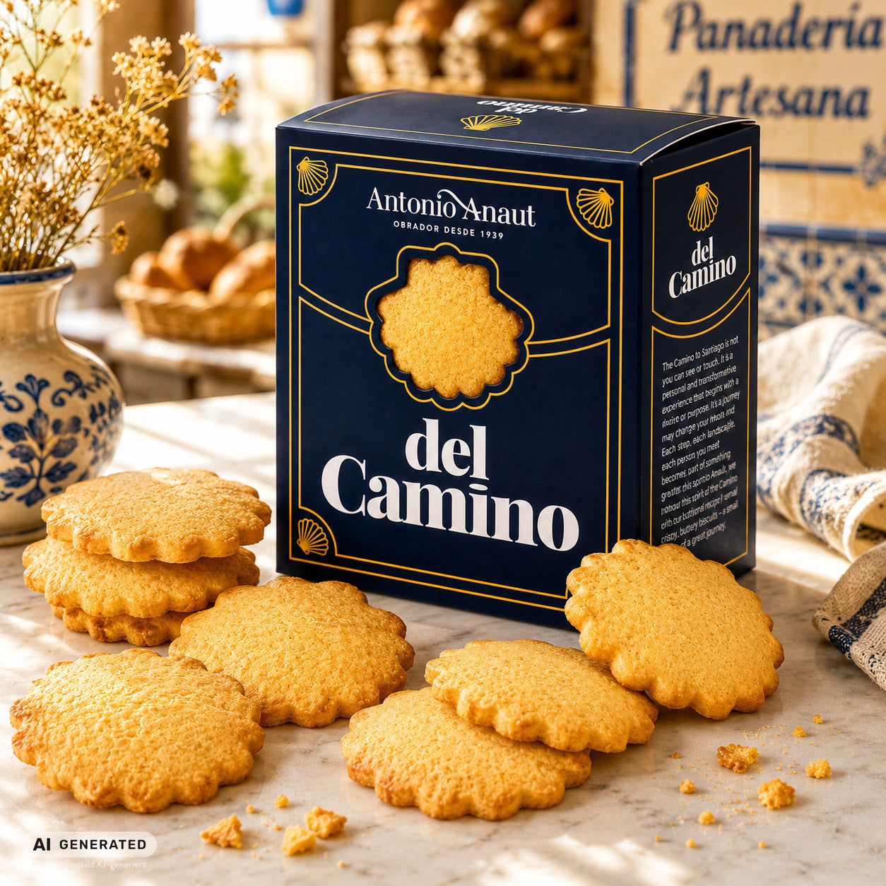 Conchas del Camino - Knuspriges Buttergebäck inspiriert vom Jakobsweg 150g