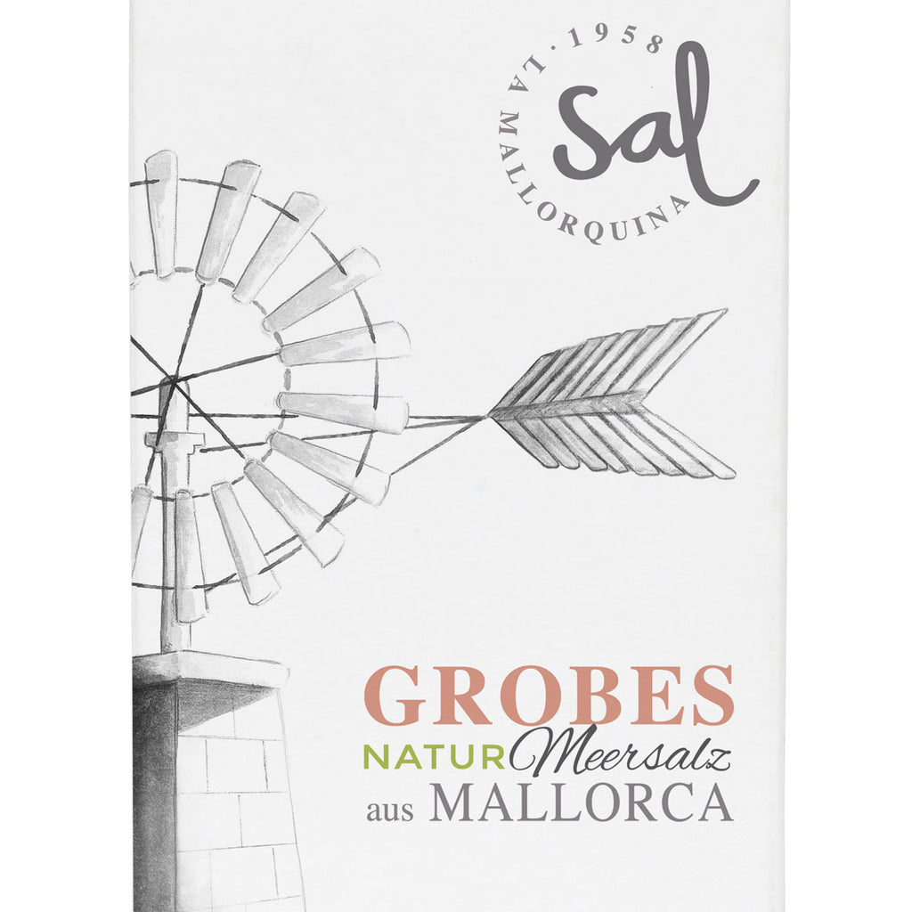 La Mallorquina Meersalz grobkörnig aus Mallorca 1.000g