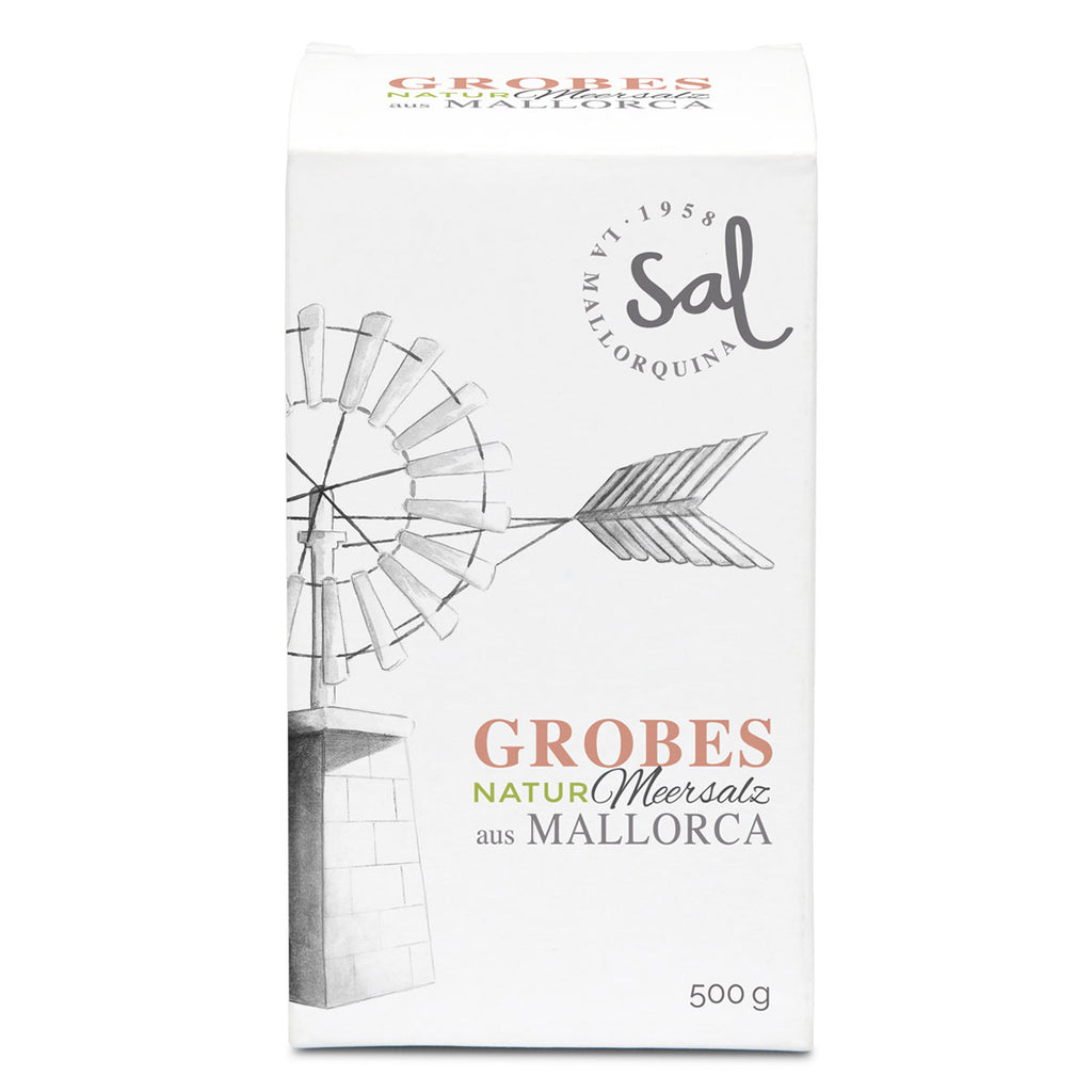 La Mallorquina Meersalz grobkörnig aus Mallorca 1.000g