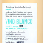 Hauswein Nr. 2 - Vino Blanco (1 Flasche)
