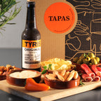 TAPAS - Präsentkorb mit Serrano-Schinken, Allioli & Craft-Bier