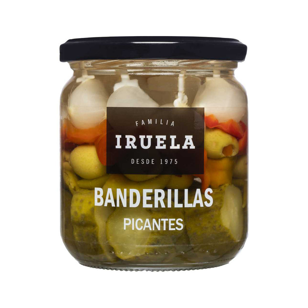 Banderillas picantes - Pikante Gewürzspieße mit Mixed Pickles