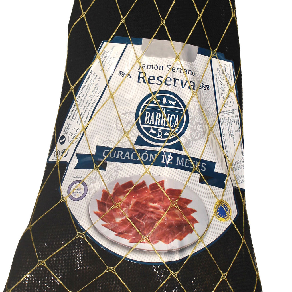 Serrano Schinken im Set mit Zubehör