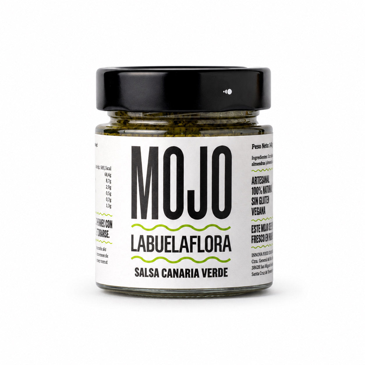 Mojo Verde Labuelaflora – Kanarische Mojo-Sauce Verde | 140 g | Spanien, Teneriffa