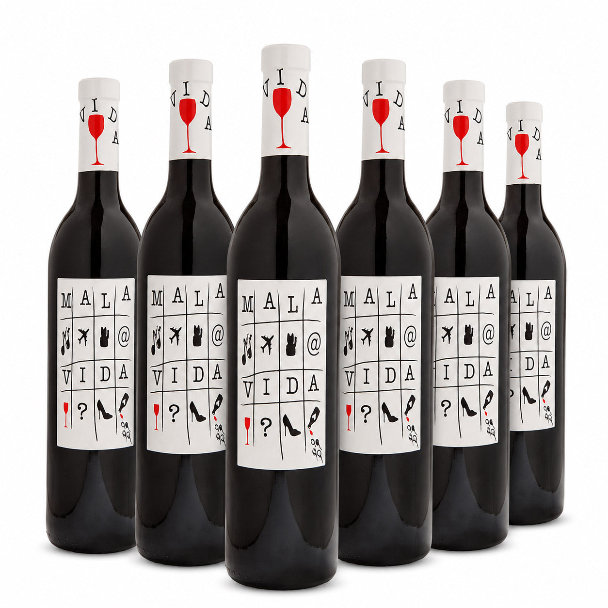 MALA VIDA Vino Tinto (6 Flaschen)