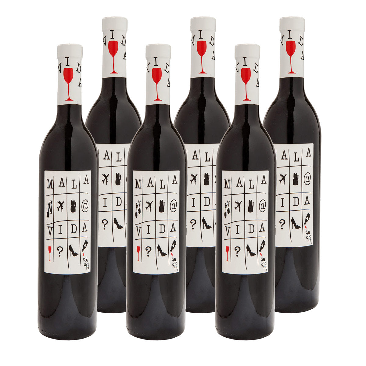 MALA VIDA Vino Tinto (6 Flaschen)