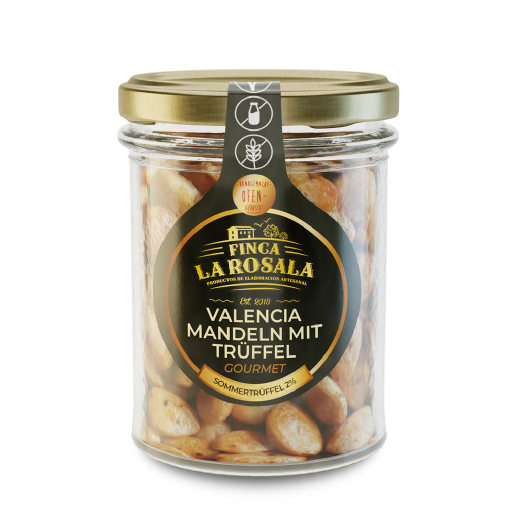 Valencia-Mandeln im Ofen geröstet - Mit Sommer-Trüffel