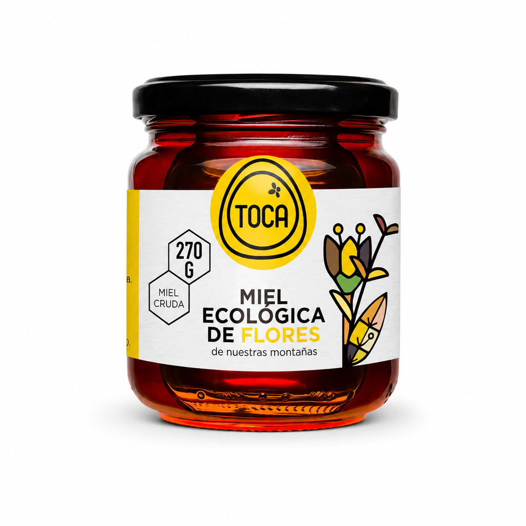 TOCA –  Berghonig Flores de Montaña, roh | 270 g | Spanien, Galicien