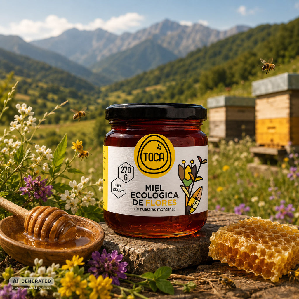 TOCA –  Berghonig Flores de Montaña, roh | 270 g | Spanien, Galicien