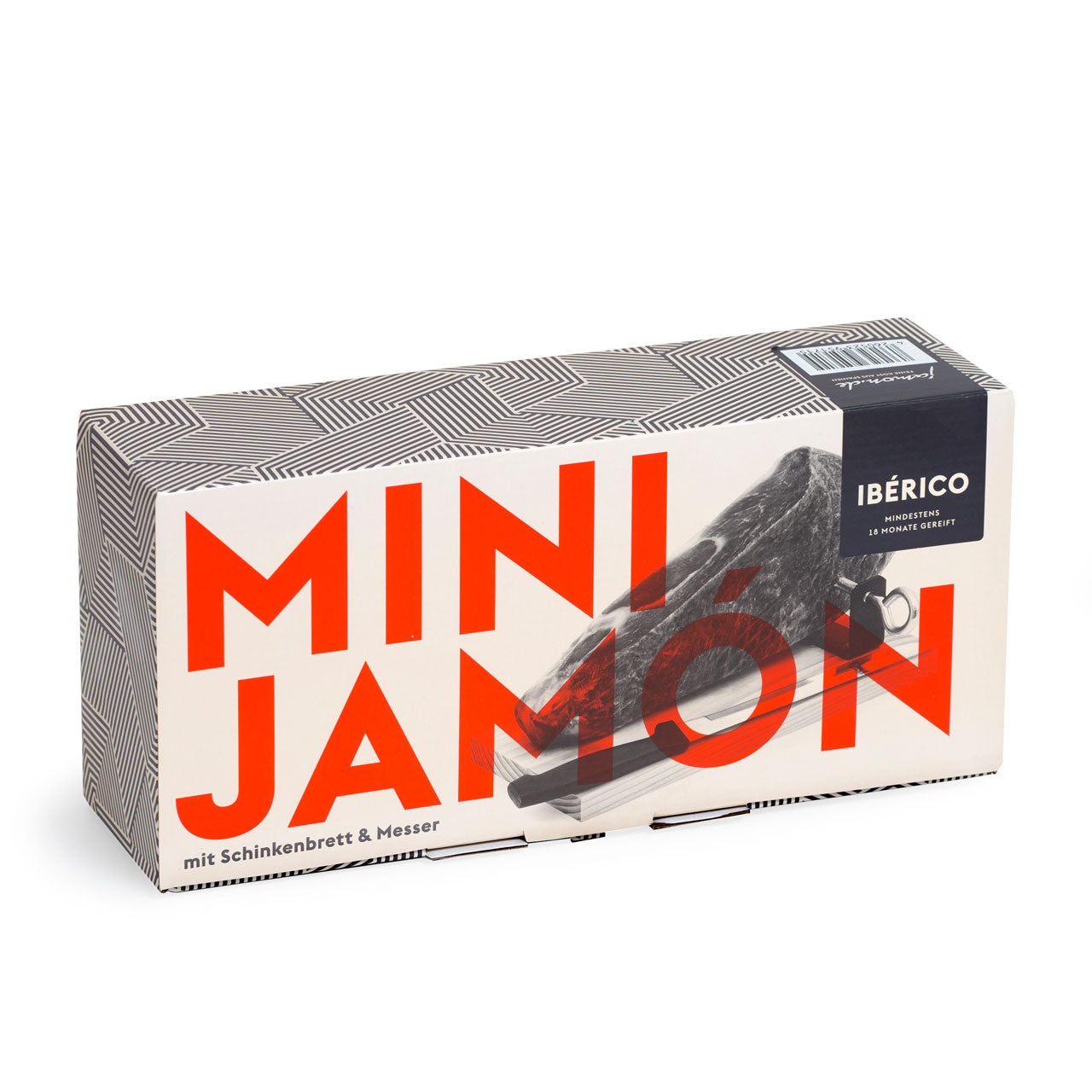 MINI IBÉRICO-SCHINKEN | Geschenkkarton | Mit Holzständer und Messer