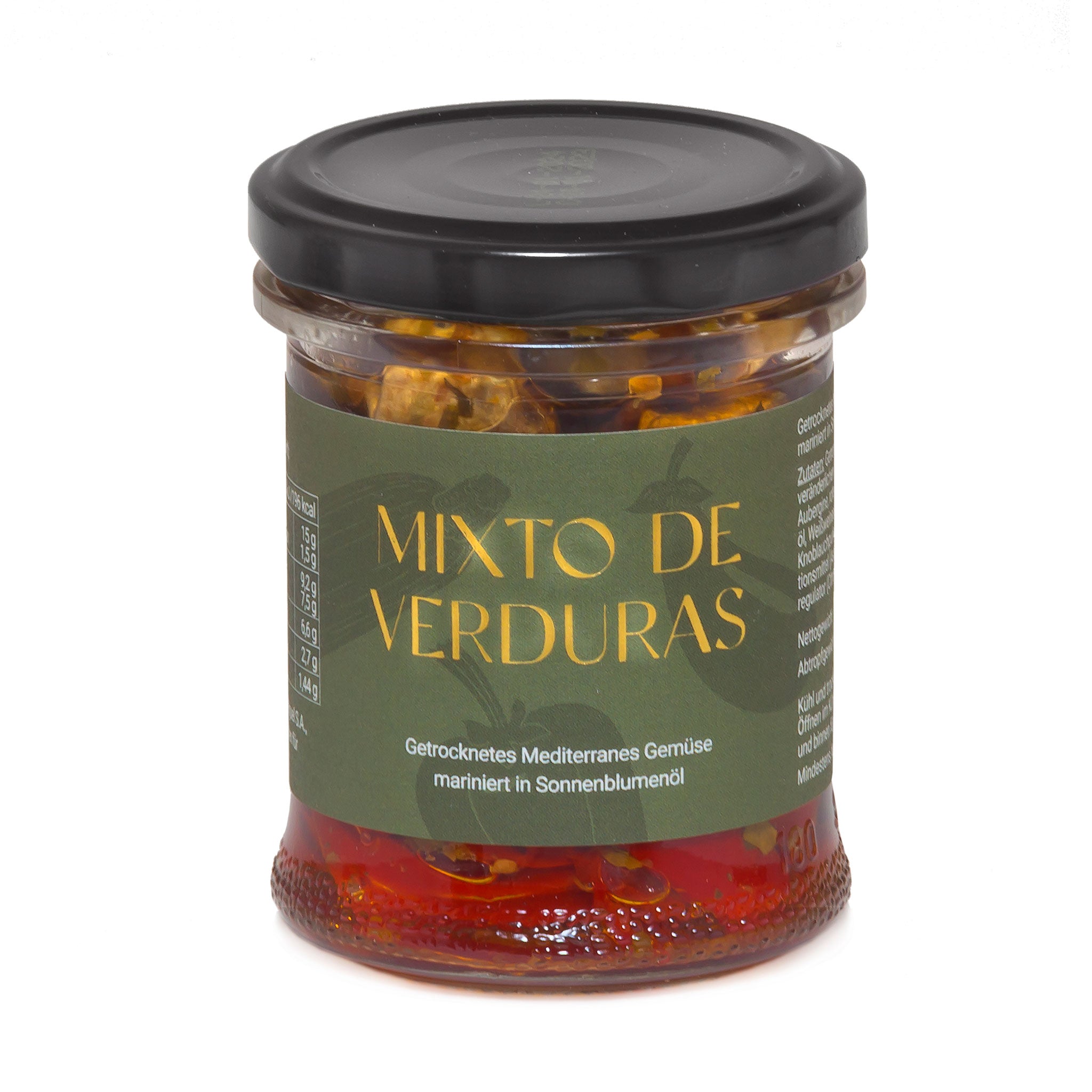 Mixto de Verduras - Mediterranes Antipasti-Gemüse mariniert in Sonnenblumenöl
