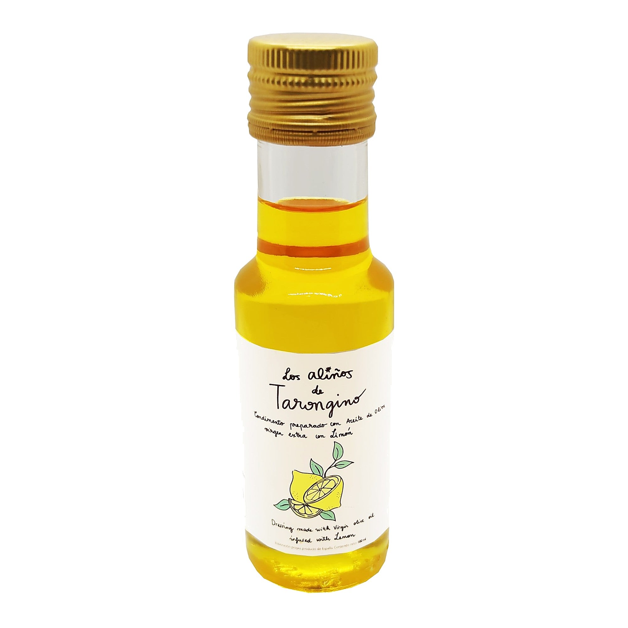 Natives Olivenöl Extra mit Zitrone – Tarongino Zitronenöl aus Spanien (100 ml)