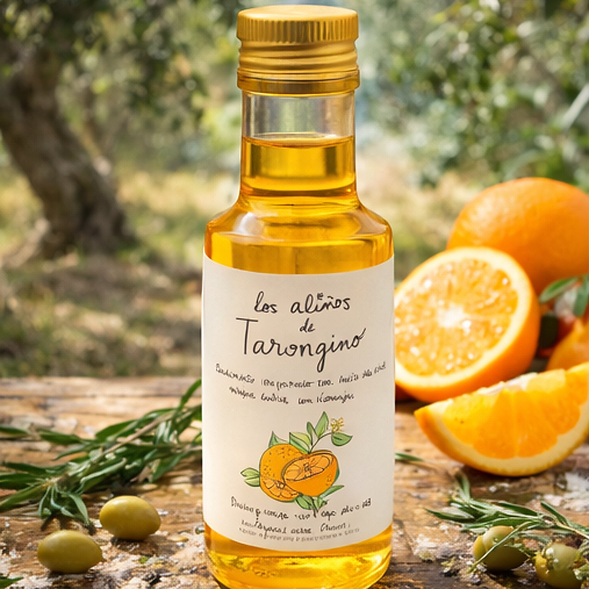 Natives Olivenöl Extra mit Orange – Tarongino Orangenöl aus Spanien (100 ml)