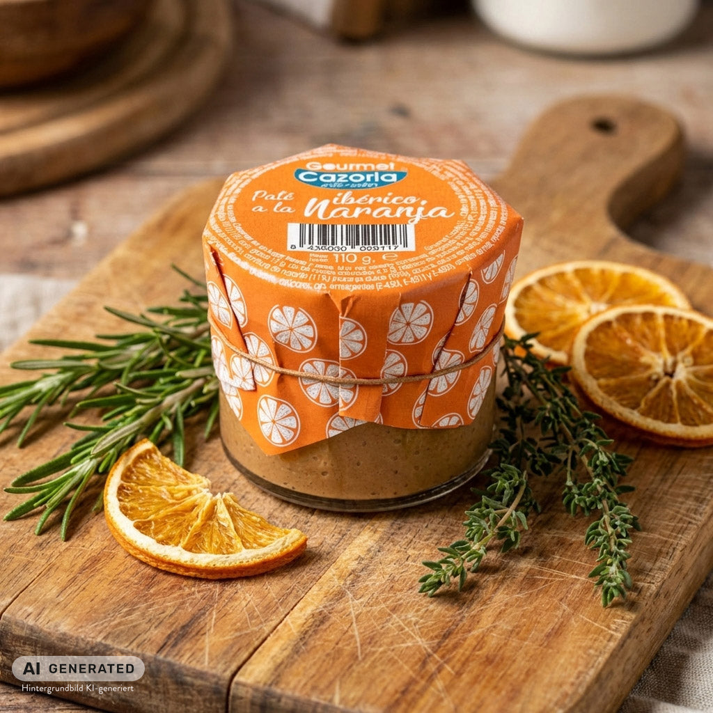 Paté Ibérico a la Naranja - Feine Leberpastete mit Orangen