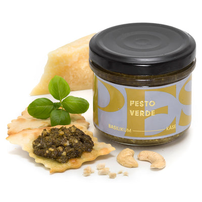 Pesto Verde - Hausgemachtes Basilikumpesto mit Parmesankäse