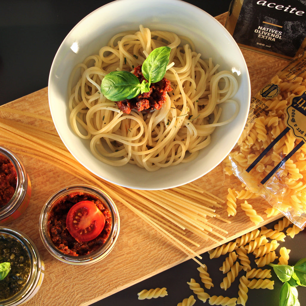 PESTO PESTO - Schlemmerbox mit Pasta, Pesto, Olivenöl und Meersalz