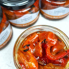 Pimientos caramelizados - Karamellisierte Rote Paprikastreifen