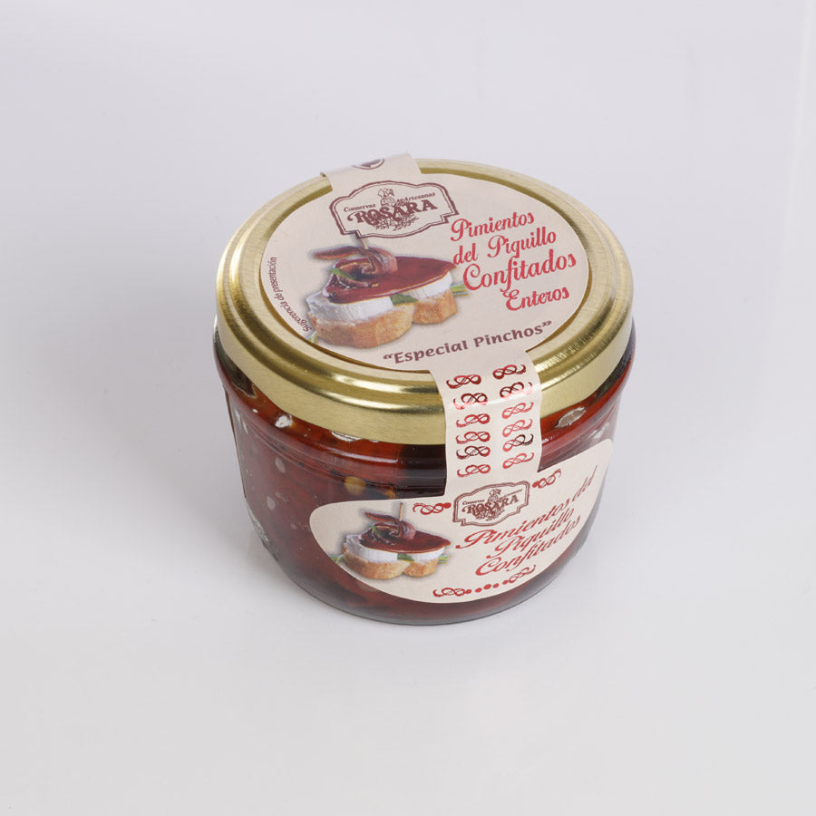 Pimientos del Piquillo confitado – Paprika in Rotwein und Rohrzucker eingekocht