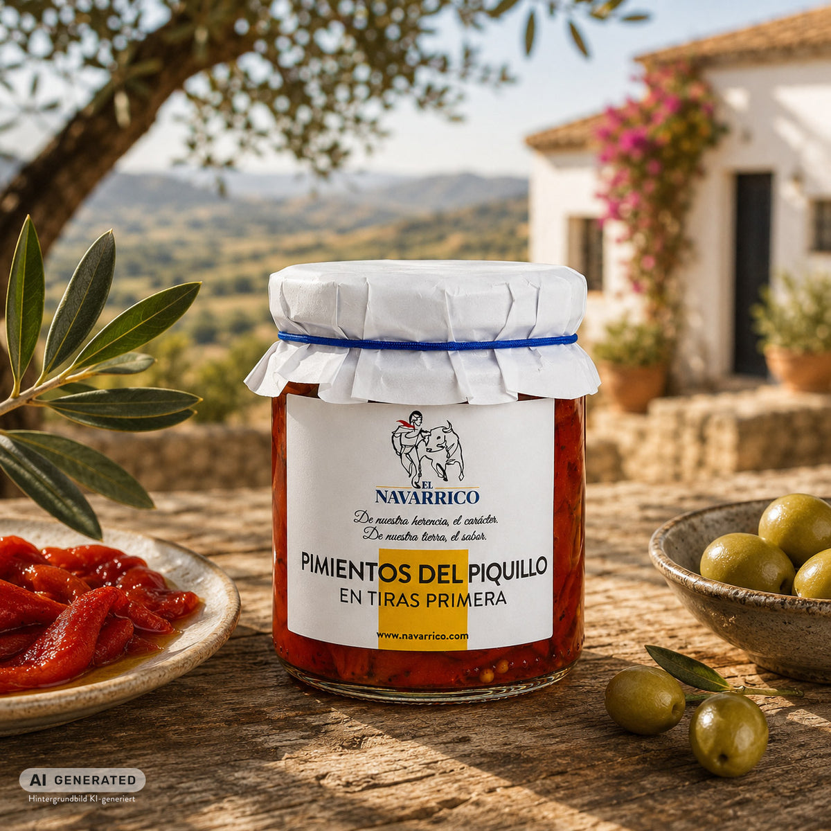El Navarrico – Pimientos del Piquillo in Streifen |  Spanien, Navarra