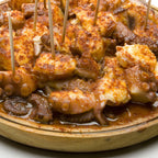 Pulpo en aceite de oliva – Oktopus-Medaillons in Olivenöl