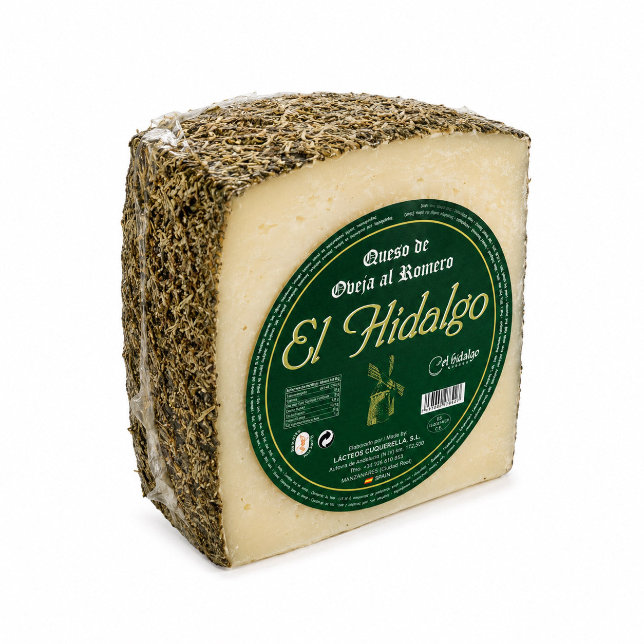 Schafskäse Curado mit Rosmarin ummantelt - In Keilform 300g