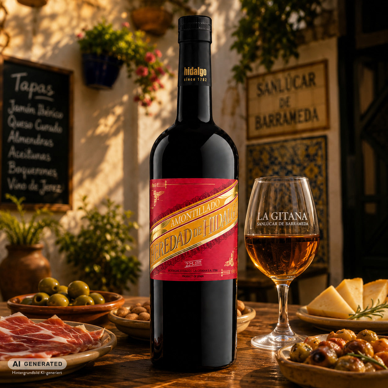 Amontillado Sherry – Heredad de Hidalgo | 17% vol. | Spanien, Sanlúcar de Barrameda