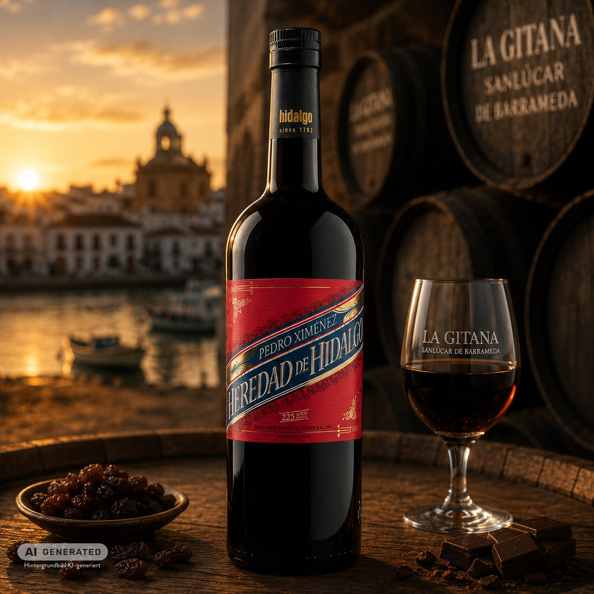 Pedro Ximénez Sherry – Heredad de Hidalgo | Spanien, Sanlúcar de Barrameda