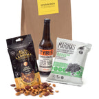 Spanischer Feierabend - Craft-Bier, Nüsse und Kartoffelchips aus Spanien