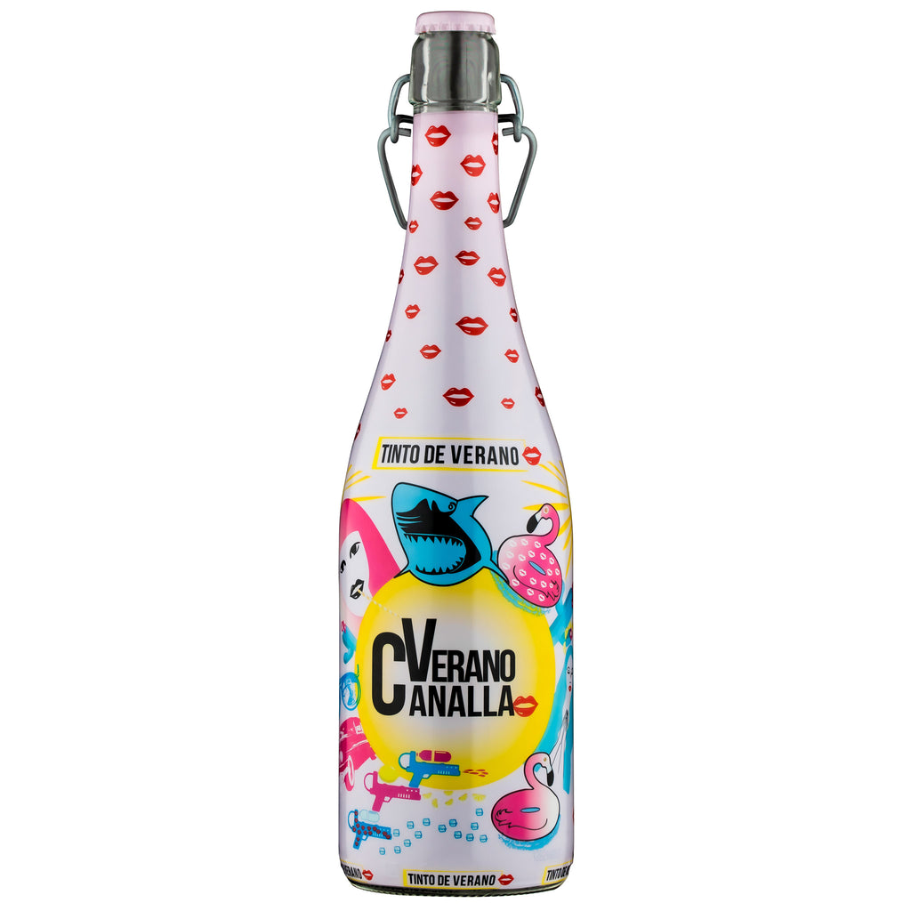 TINTO DE VERANO Canalla 750ml - Erfrischungsgetränk mit Bobal-Rotwein