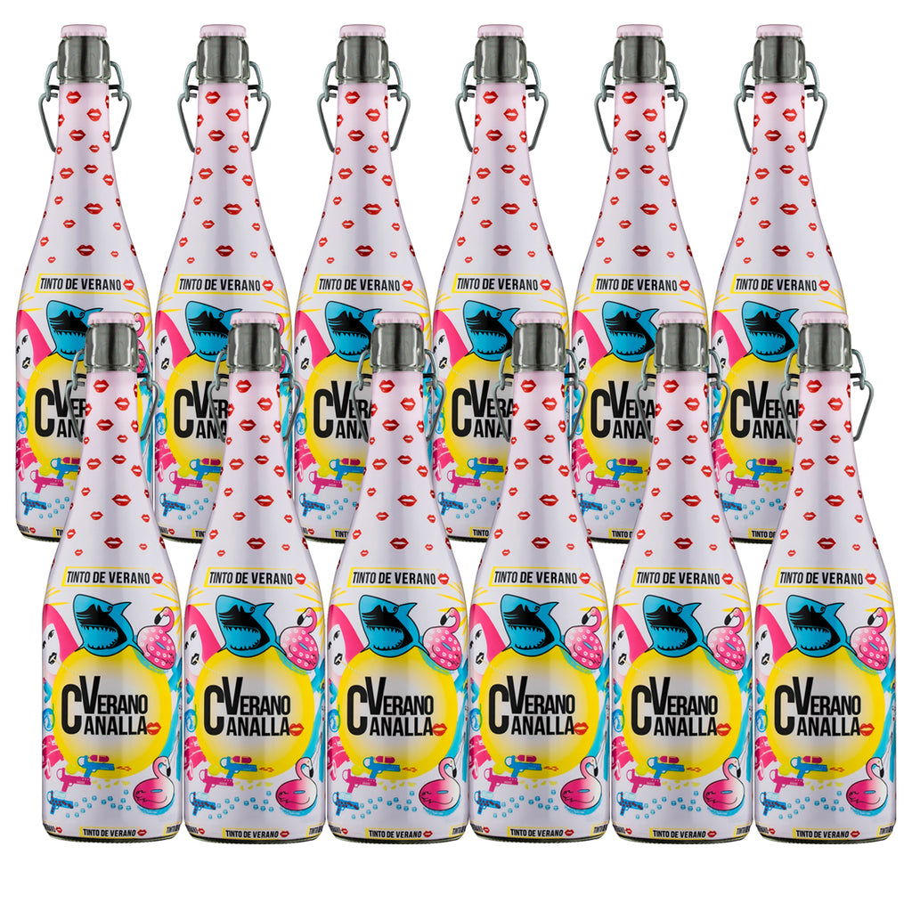 TINTO DE VERANO Canalla 750ml - Partygetränk - 12 Flaschen Spar-Set