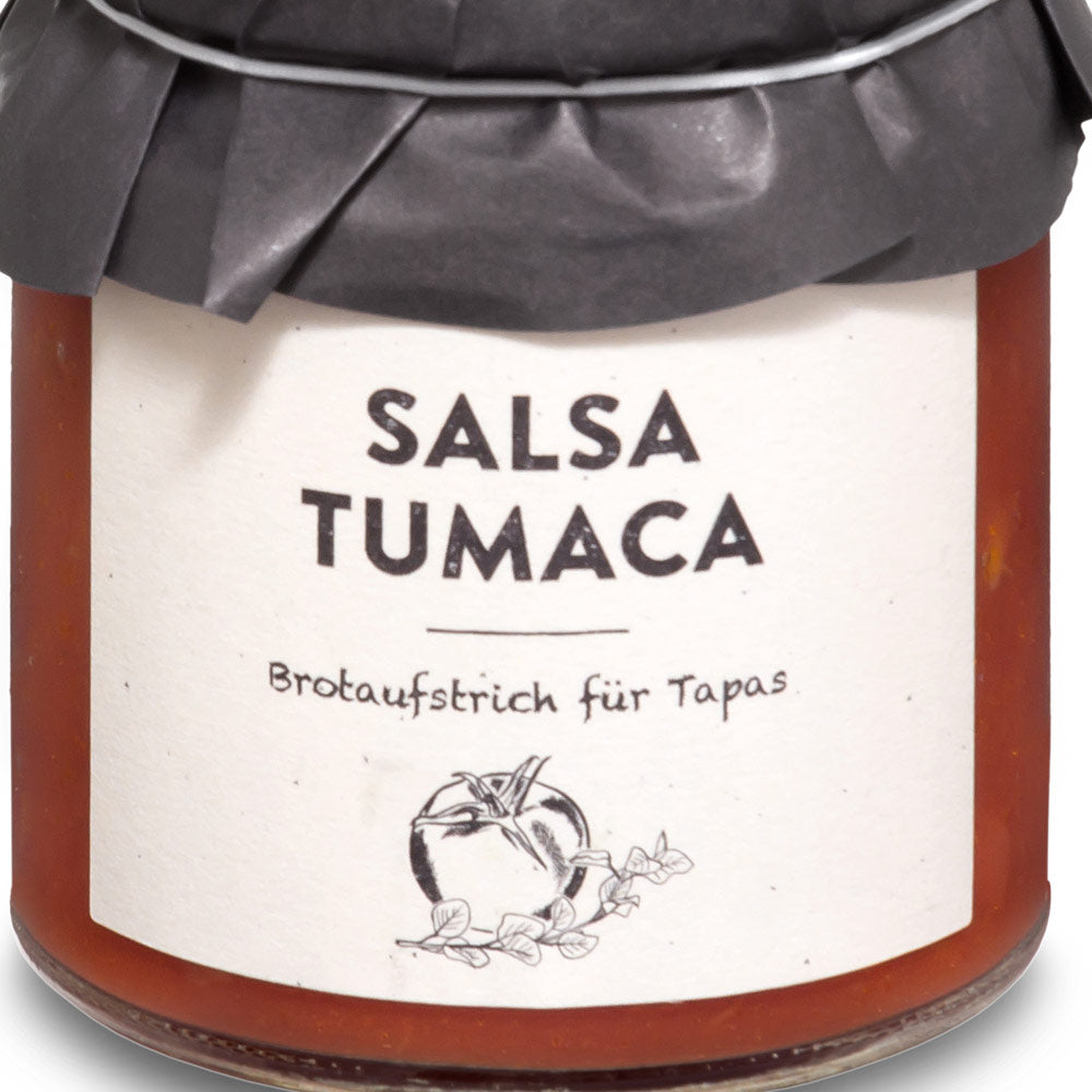 Salsa Tumaca - Tapas-Sauce Bruschetta mit Tomaten und Knoblauch